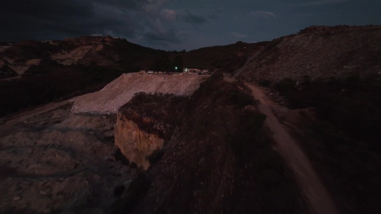 Smuk luftfoto over São Tomé das Letras, Brasilien, optaget med drone.