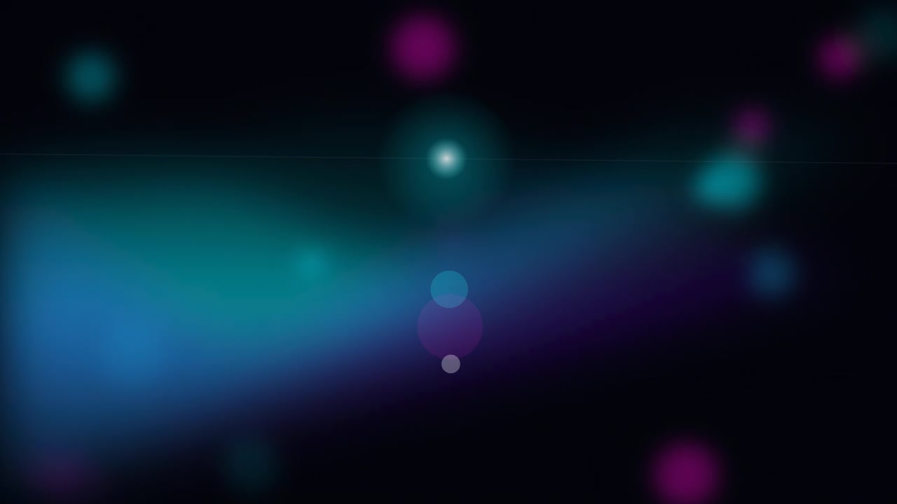 Abstract Motion Background with Floating Blue and Purple Bokeh Lights