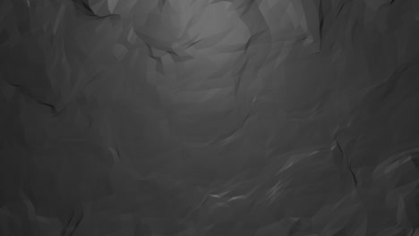 black looped low poly triangular background