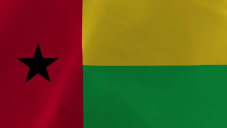 animación de la bandera de guinea-bissau en movimiento 4k fondo de papel tapiz en movimiento