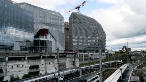 modern architecture and train station