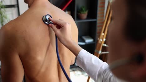 Medical Checkup with Stethoscope