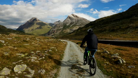 mountain biking adventure in the alps