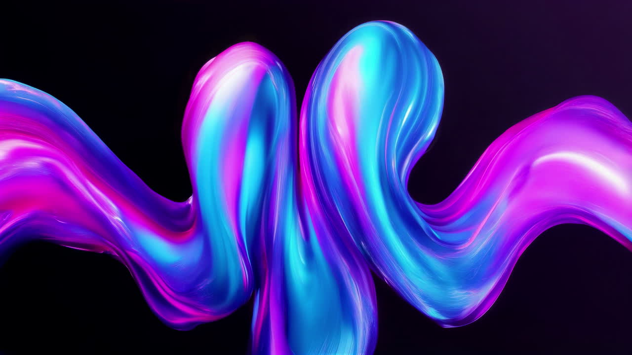 experimentar las ondas vibrantes y fluyentes de varios colores en impresionantes creaciones de arte abstracto