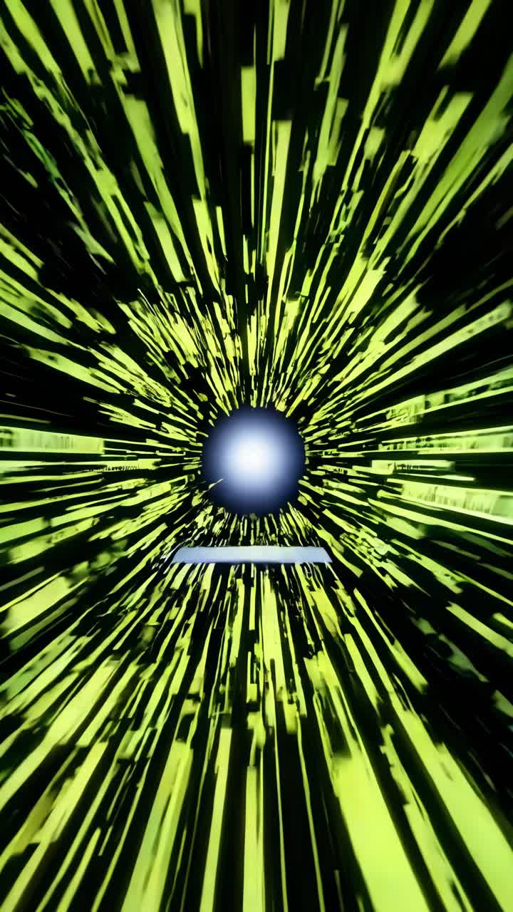 Abstract Futuristic Tunnels of Light and Motion