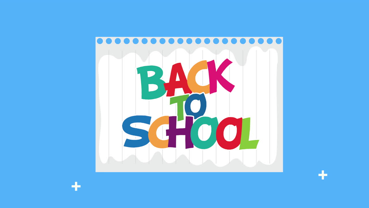 종이 종이에 글자를 넣고 학교 시즌으로 돌아갑니다.