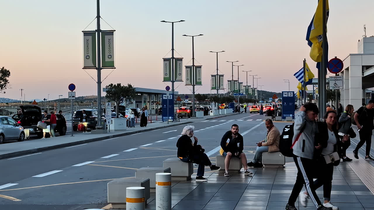 Airport street scene