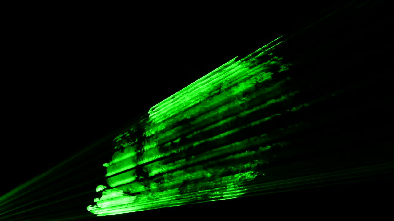 video del espectáculo de láser verde en 4k