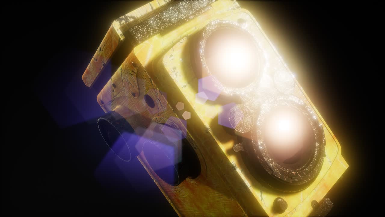 어 ⁇  속의 빈티지 영화 카메라