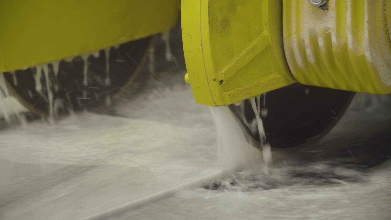 sistema de banda 4k para cuchillas de corte de mármol