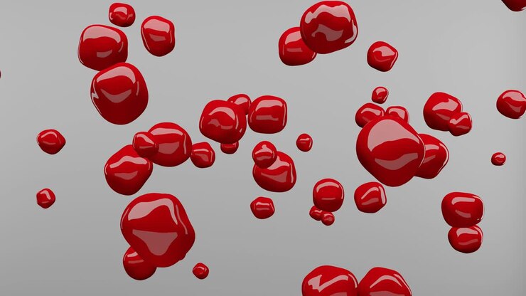 Liquid fluid shape abstract background animation