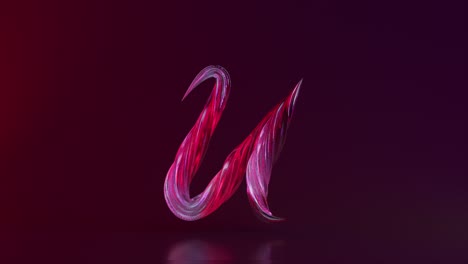 abstract letter u design