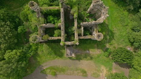 fast rising shot of cambusnethan priory