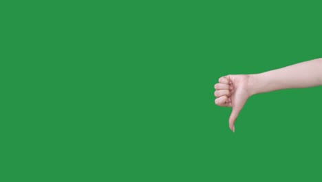 dislike gesture disapproval no hand thumb down