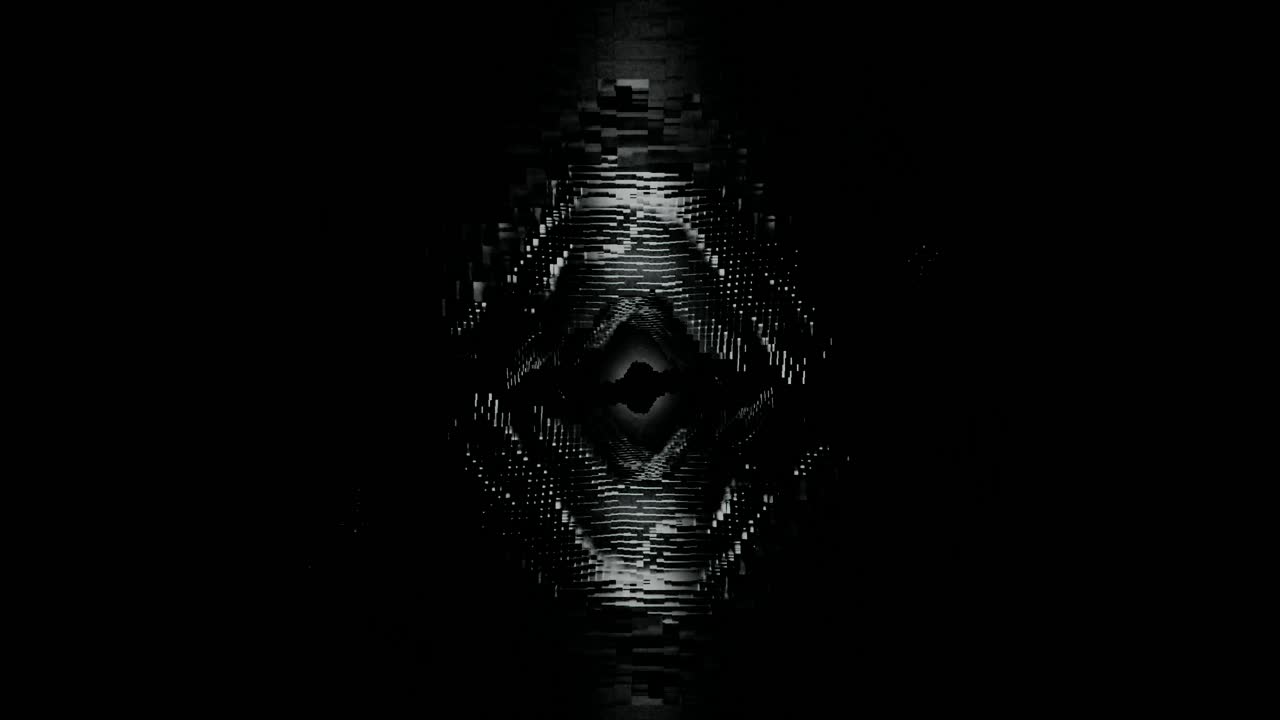 Abstract Pixelated Tunnel