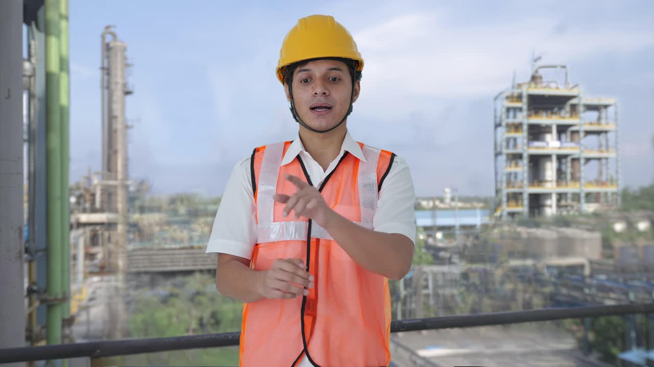 arquitecto indio hablando con alguien