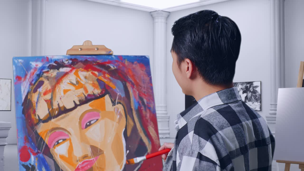 초상화를 그리는 예술가