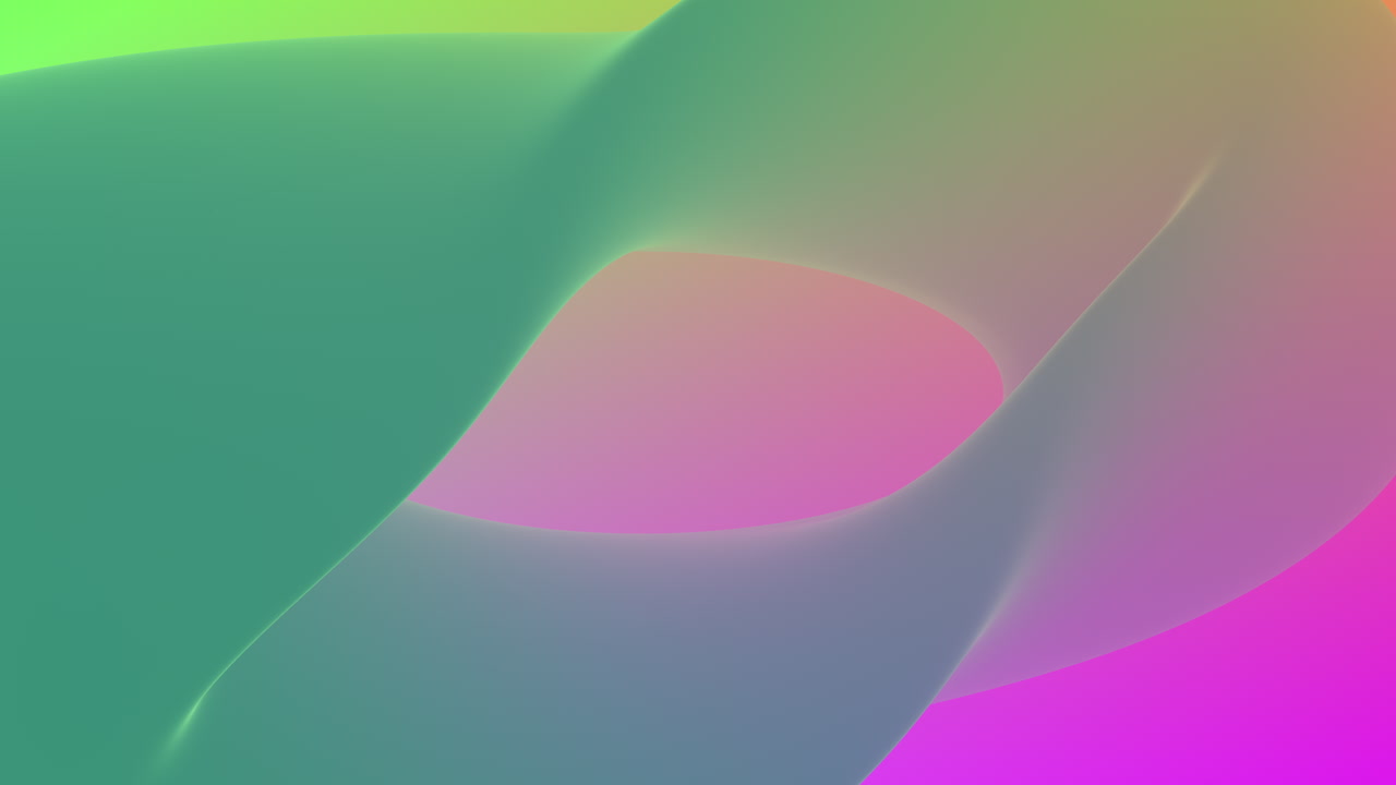 patrón giratorio rosado, verde y púrpura vibrante con forma curva