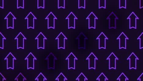 dynamic purple arrow pattern on black background