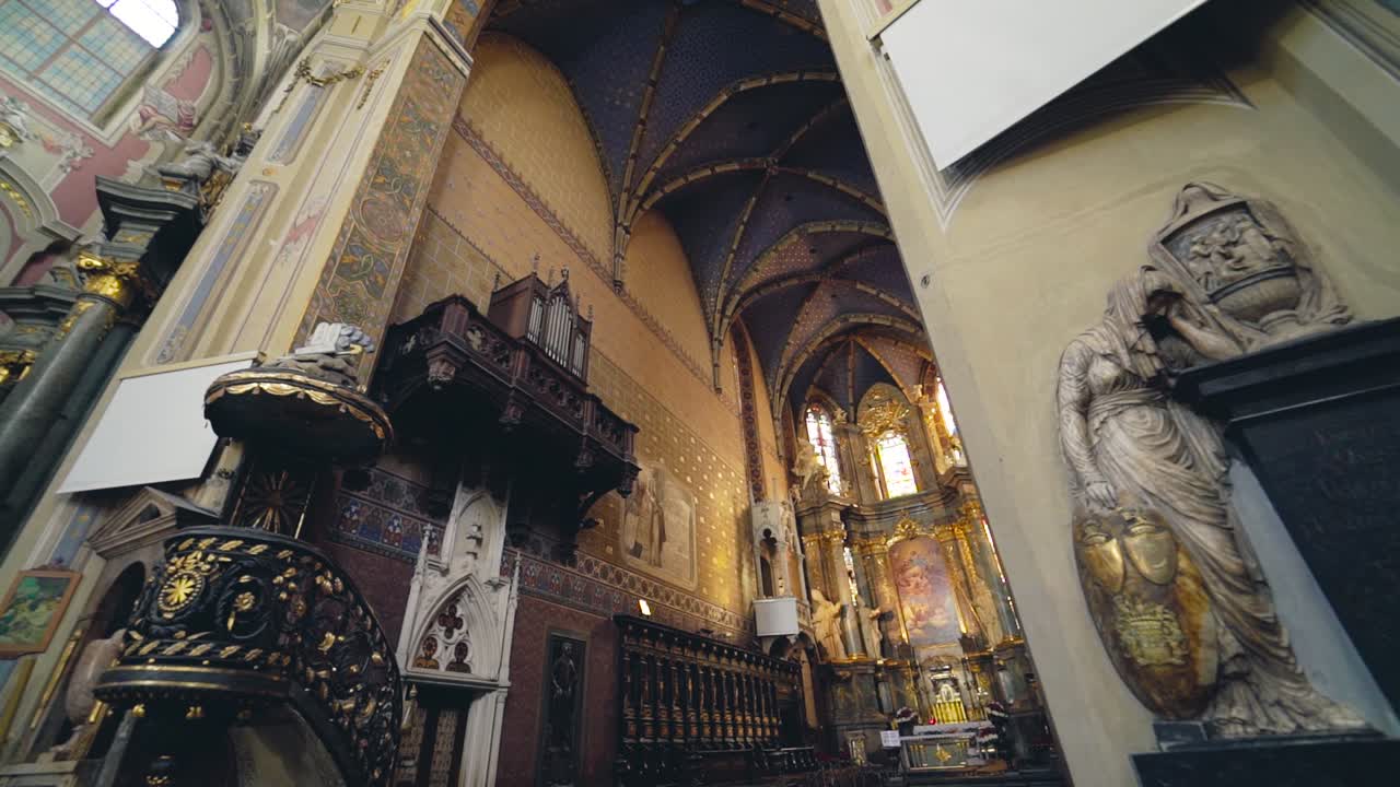 Interior of the Cathedral of the Assumption of the Virgin Mary.