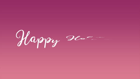 joyful wishes handwritten happy holidays on pink and purple gradient background