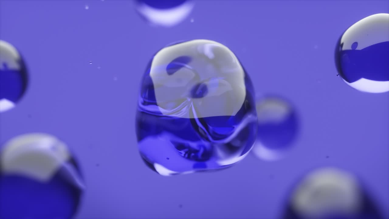 추상적인 액체 거품