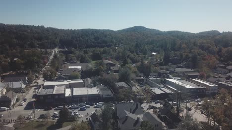 Aerial-Flyover-Blowing-Rock-NC-in-Fall-in-4k