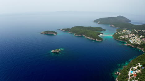 Aerial-drone-view-of-the-Preveza-coastline-in-the-Epirus-region-in-Greece