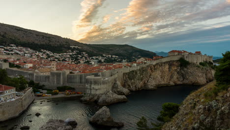 Time-Lapse-of-Dubrovnik-Old-Town-in-Croatia