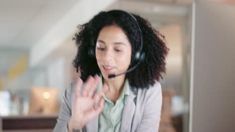 business woman, call center