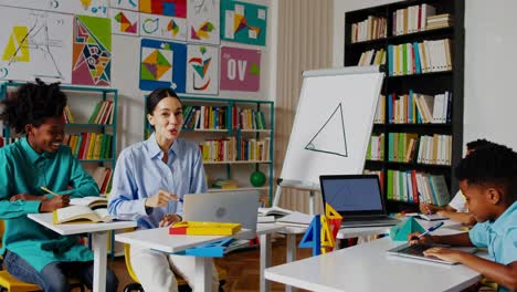 elementary school math class