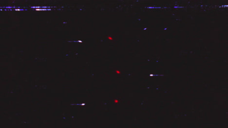 real recordings of vhs weak signal glitches overlay