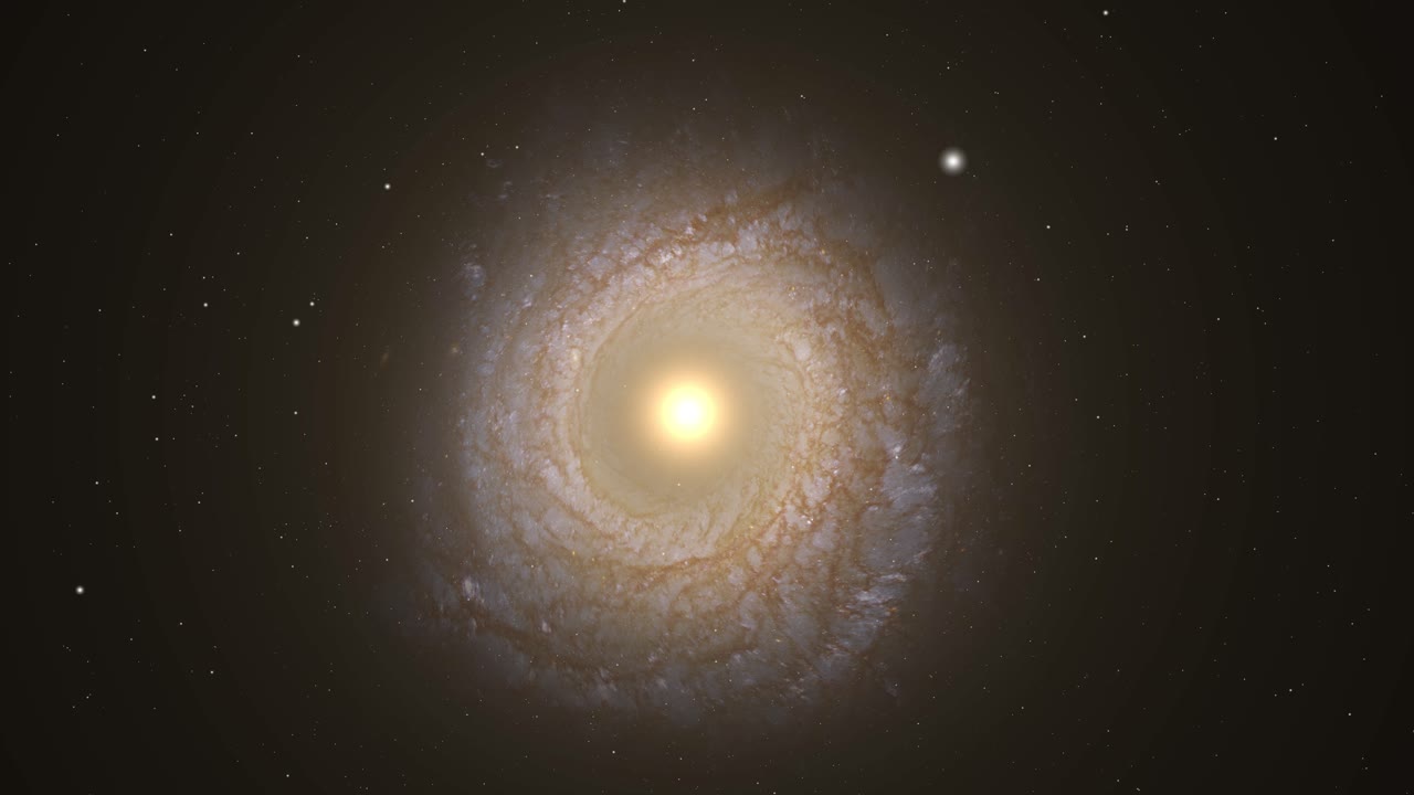 중심에 밝은 빛이 있는 은하