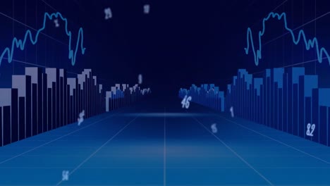 animation of financial data processing