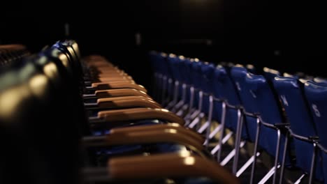 empty chairs in the theater