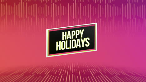 Cheerful-holidays-vibrant-gradient-background-with-diagonal-Happy-Holidays-message-in-white-letters