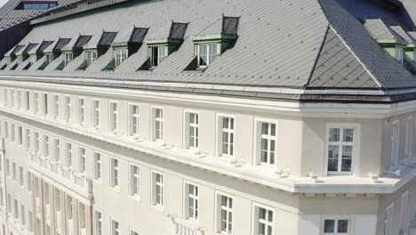 aerial view of glass windows of the building