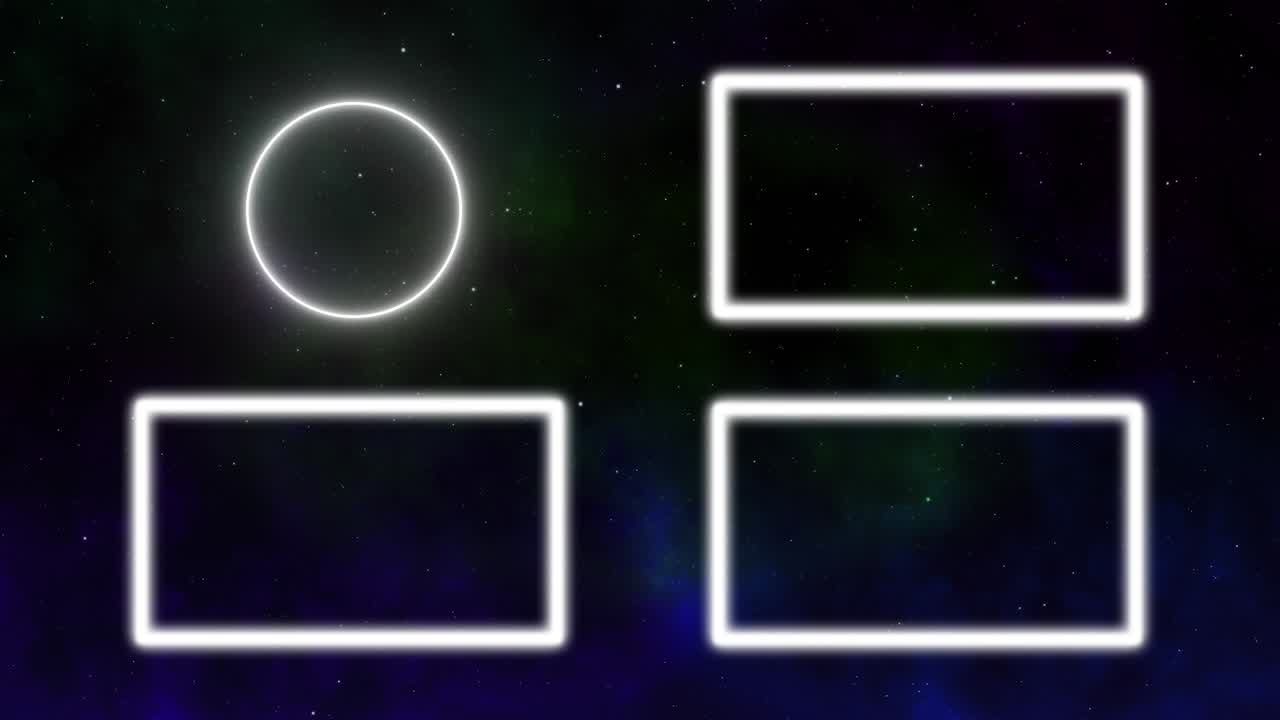 Simple gradation end card ending screen motion graphics