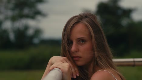 woman in outdoor setting