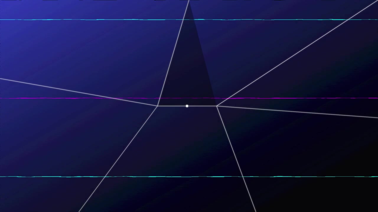 Abstract Geometric Background with Glitch Effect and Lines