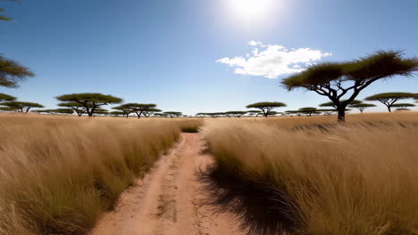 paisaje de la sabana africana