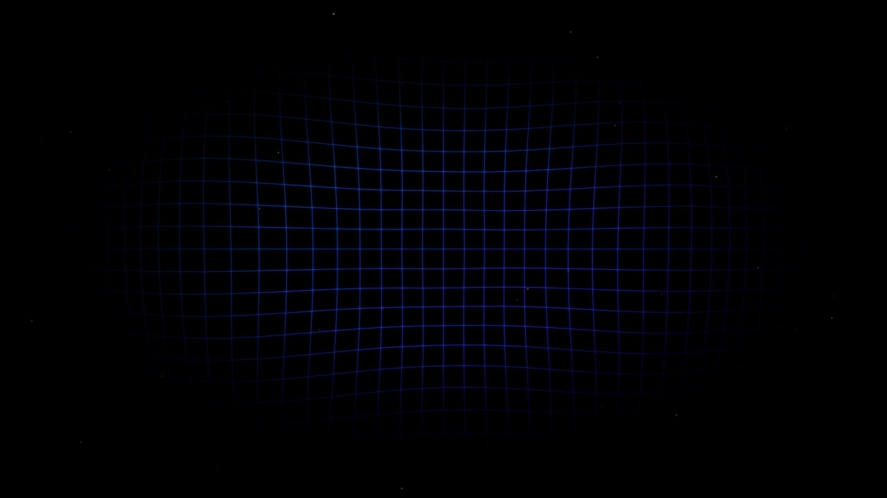 Abstract Blue Grid Motion Background with Subtle Particle Effects