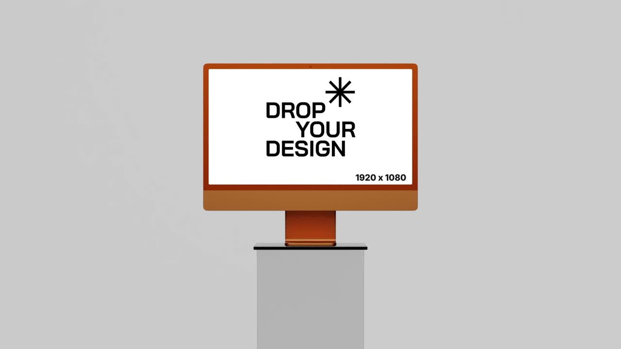 모니터 화면 모형