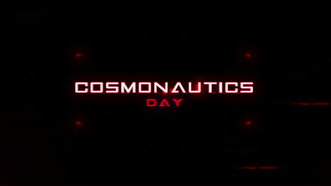 Cosmonautics-Day-on-computer-screen-with-glitch-effect