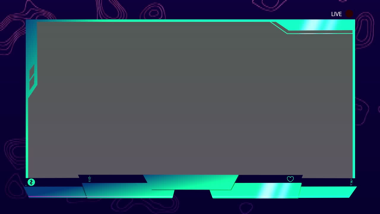 Animation of interface with data processing against topography on blue background