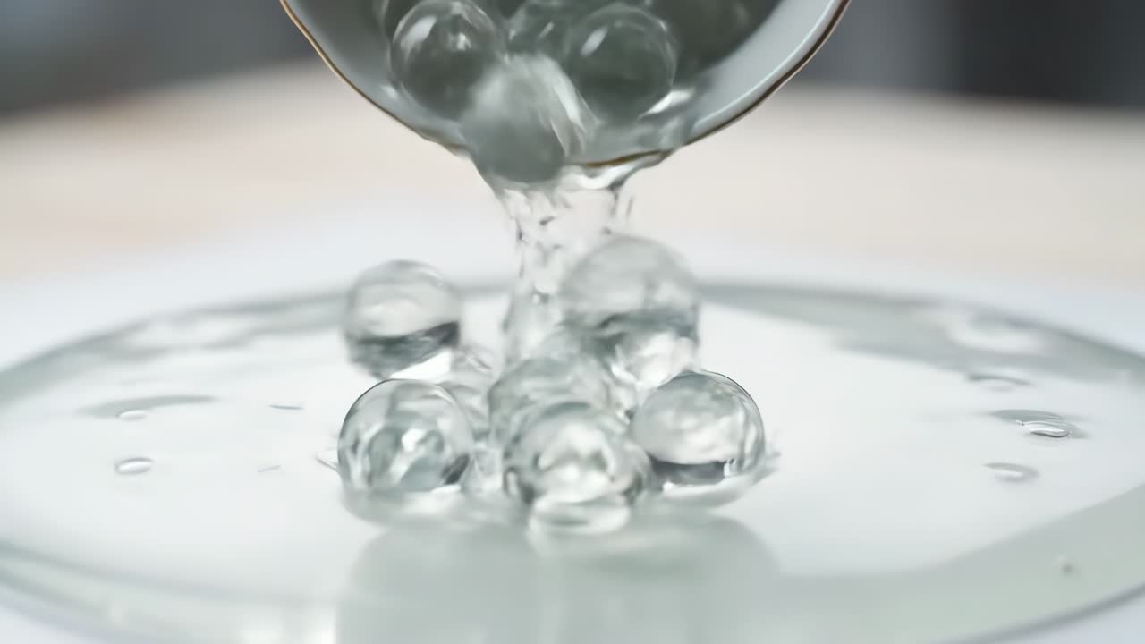 Water Droplets and Spheres