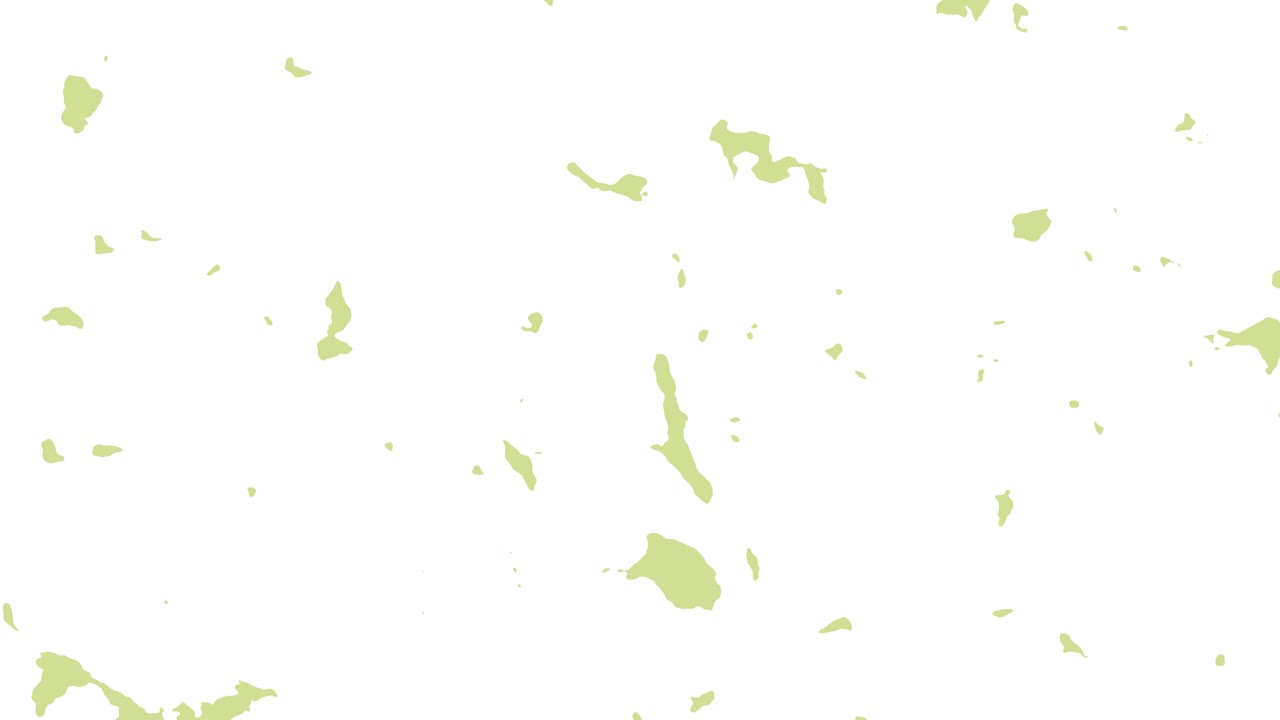 색 배경에서 움직이는 녹색 모양의 추상적인 애니메이션, 원활한 루프 애니메이션 배경, 벽지.