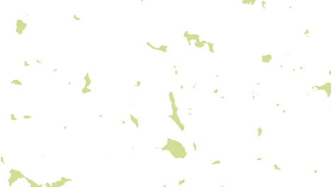 animación abstracta de formas verdes que se mueven sobre un fondo blanco. fondo animado de bucle sin costuras, papel tapiz.