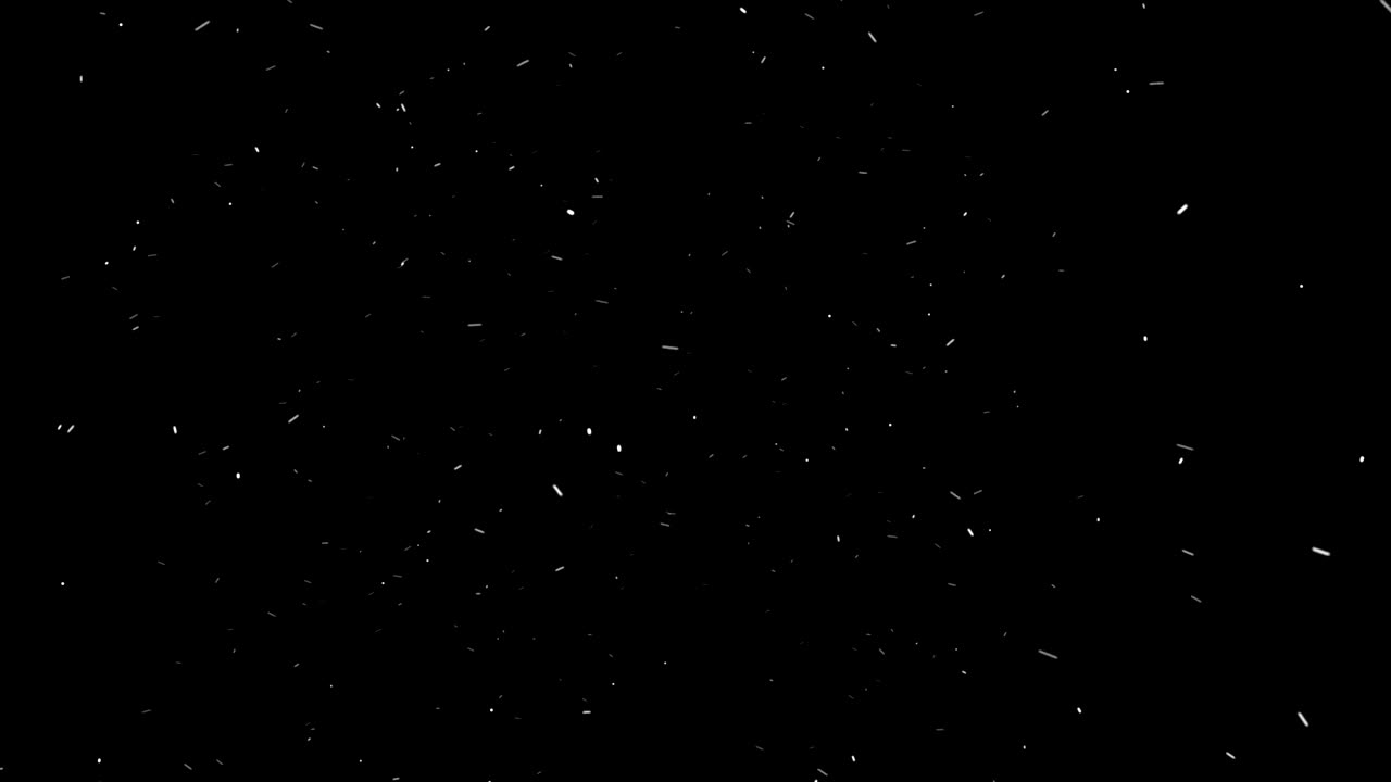 abstract dust particles movement on dark back background loop seamless