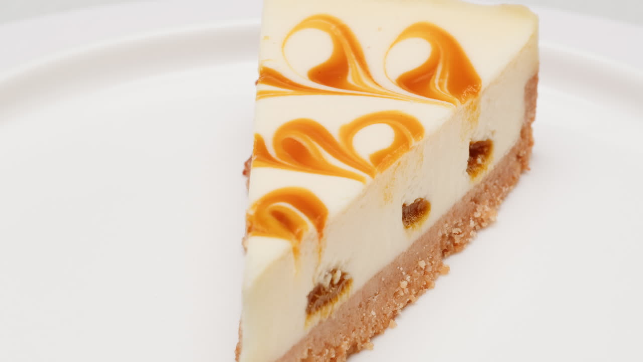 Slice of Caramel Cheesecake